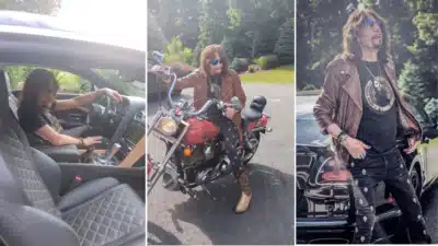 Ace Frehley ostenta garagem com carros de luxo e moto Harley