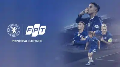Chelsea garante patrocínio de manga com FPT até 2025-26