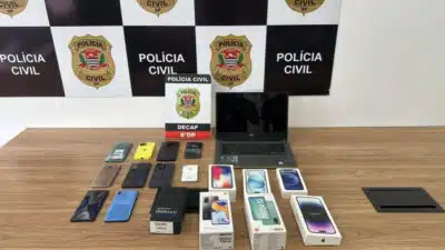 Polícia prende quadrilha e desarticula esquema de furto de celulares em SP