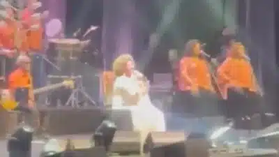 Alcione dedica show a ministro com Moraes na plateia; veja apresentação em Brasília