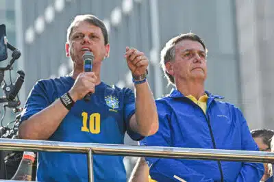 Bolsonaro lança apoio a Tarcísio de Freitas em 2026