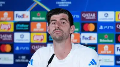 Courtois critica LaLiga por jogo Barça x Villarreal nos EUA