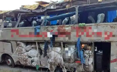 Vítimas de acidente com ônibus na BR-423 em Pernambuco