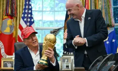 Infantino elogia Trump e repete slogan da posse