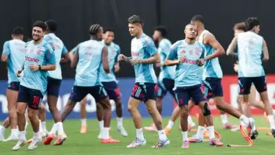 Flamengo treina em Lima para a final da Libertadores: Gabigol e outros estrela no Peru!