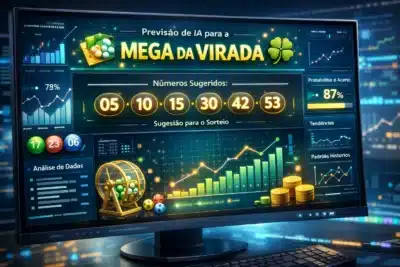 Mega da Virada 2025: IA Sugere Números, Mas Sorte Decide na Quina!