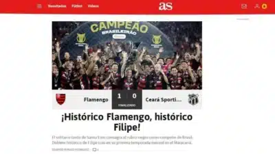 Flamengo conquista o 8º título brasileiro e faz história na imprensa internacional
