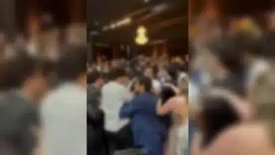 Pai interrompe festa de formatura em escola de Olinda e causa tumulto