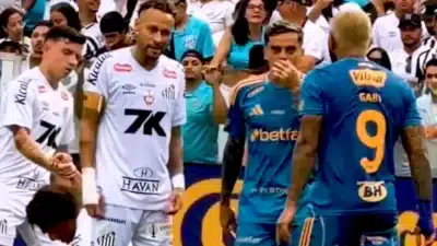 Neymar e Gabigol protagonizam discussão tensa em jogo do Brasileirão!
