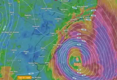 Ciclone se Organiza no RS: Chuvas e Ventos Fortes Previsão Nottus