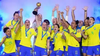 Brasil conquista título da Copa do Mundo Feminina de Futsal!