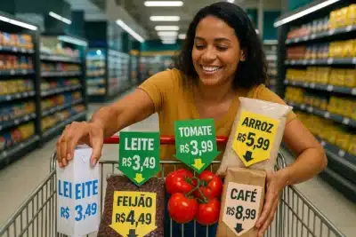 Cesta Básica: Preços Caem em 24 Capitais e Aliviam Orçamentos Familiares