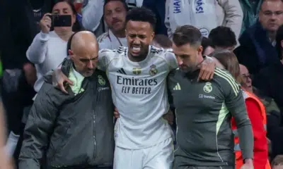 Éder Militão sofre suspensão de quatro meses por lesão no Real Madrid