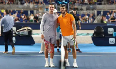 Carlos Alcaraz vence Francisco Fonseca em Miami Invitational com vitória apertada
