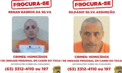 Detentos Escapam: Operação de Busca Prolongada em Cariri – Renan e Gildásio Fora da Custódia