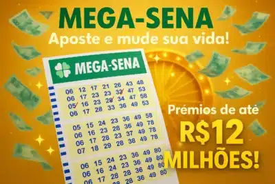 Mega-Sena: Prêmio sobe para R$ 12 Milhões em Sorteio de Hoje – Confira!