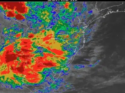 Ciclone e Frente Fria Alertam Sul e Sudeste do Brasil para Tempestades em Dezembro