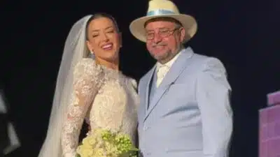 Washington Quaquá se casa novamente aos pés do Cristo Redentor em evento íntimo