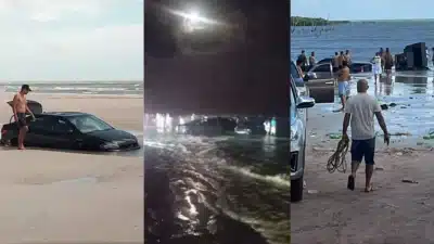 Banhistas Relatam Carros Atolados em Praias do Pará Após Réveillon