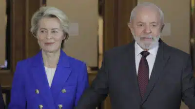 Lula recebe Von der Leyen e Costa para assinatura do acordo comercial no Paraguai