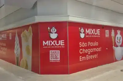 Mixue Ice Cream & Tea abre primeira loja no Shopping Cidade São Paulo