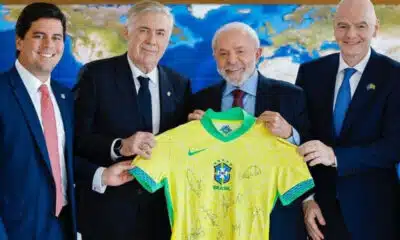 Lula e Gianni Infantino discutem sede da Copa do Mundo Feminina de 2027 no Brasil