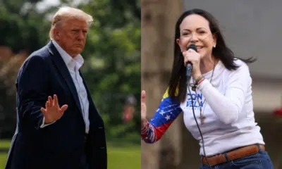 Trump e líder opositora venezuelana se encontram na Casa Branca em diálogo