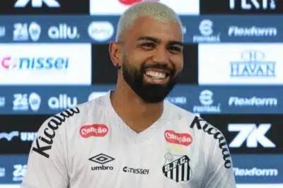 Gabigol desembarca no Santos, relembra infância e mira estreia no Paulista!