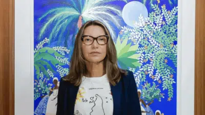 Janja usa obra de Torres-García em marco de 8 de janeiro em Brasília