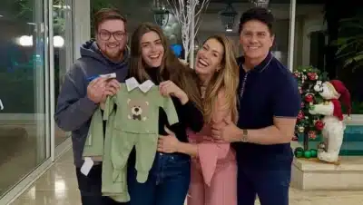 Elaine Mickely celebra chegada da neta, Luma César: alegria e presentes!