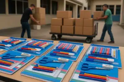 Material Escolar Gratuito 2026: Veja como estudantes recebem kits em SP, MS e RJ