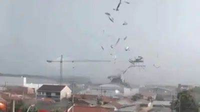 Tornado Destelha Residências em São José dos Pinhais (PR) – Simepar Investiga