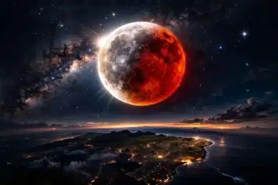 Lua de Sangue: Eclipse Lunar Surpreende Brasil com Fases Incríveis!