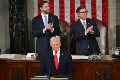 Trump faz promessas e celebra conquistas em discurso polêmico de 2026!
