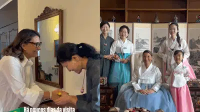 Janja Lula Recebe Hanbok em Homenagem Coreana – Relações Brasil-Coreia Fortalecidas!