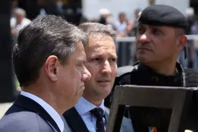 Tarcísio e Derrite se encontram em Brasília para estratégia eleitoral e futuro político!