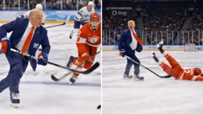 Trump usa IA para provocar Canadá após ouro histórico no hóquei!